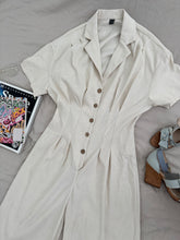 Cargar imagen en el visor de la galería, Ivory Jumpsuit Large
