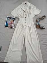 Cargar imagen en el visor de la galería, Ivory Jumpsuit Large