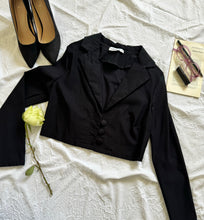 Cargar imagen en el visor de la galería, Black Top Blazer (Small)
