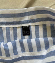 Cargar imagen en el visor de la galería, Baby blue &amp; White Skirt XL
