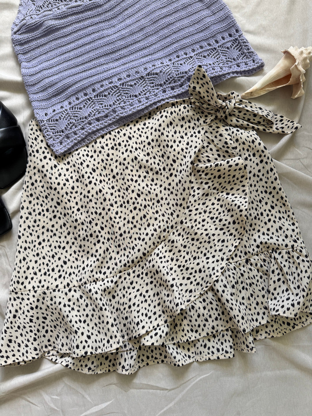 Vanilla Dots Skirt Large