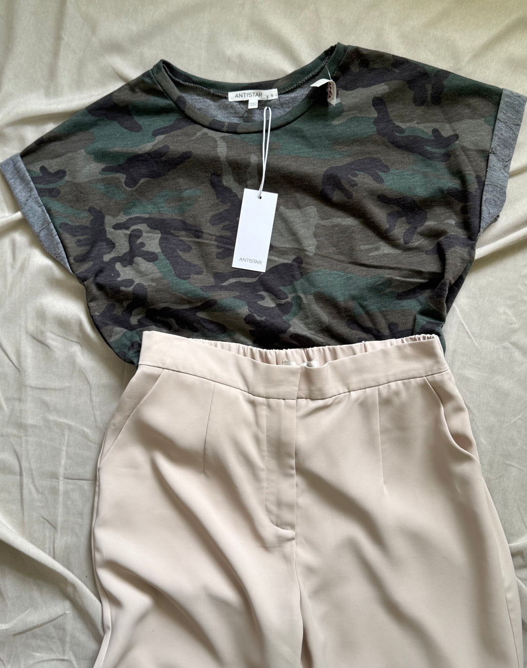 Military Crop Top Small