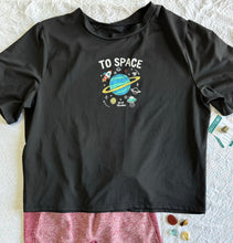 Cargar imagen en el visor de la galería, Black Space Tshirt Large
