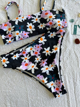 Cargar imagen en el visor de la galería, Floral Black Swimsuit Medium
