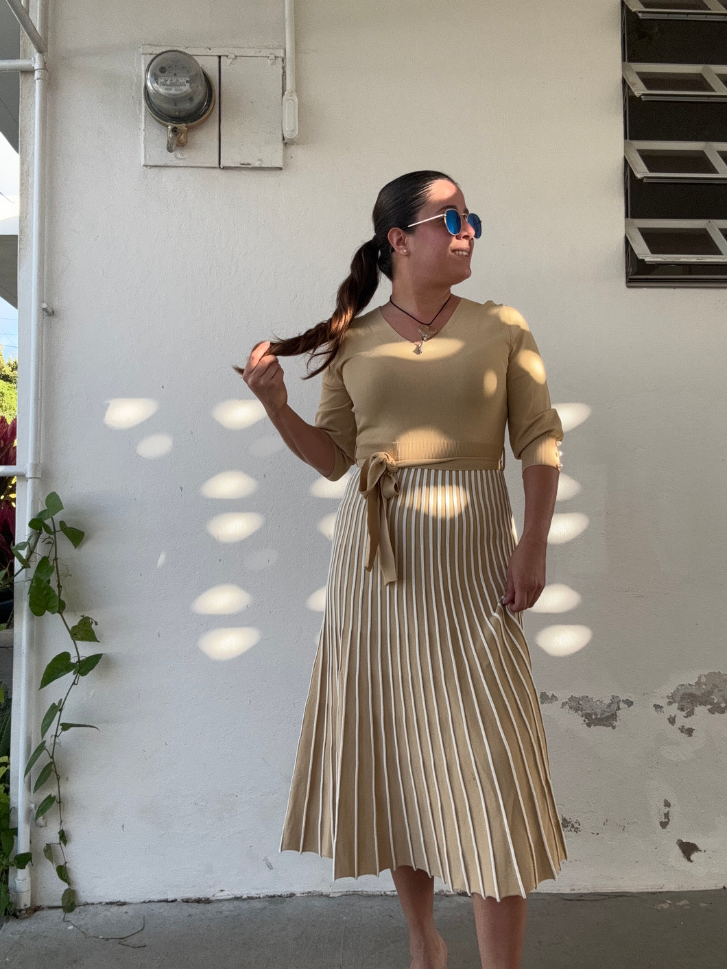 Cream Dress Medium