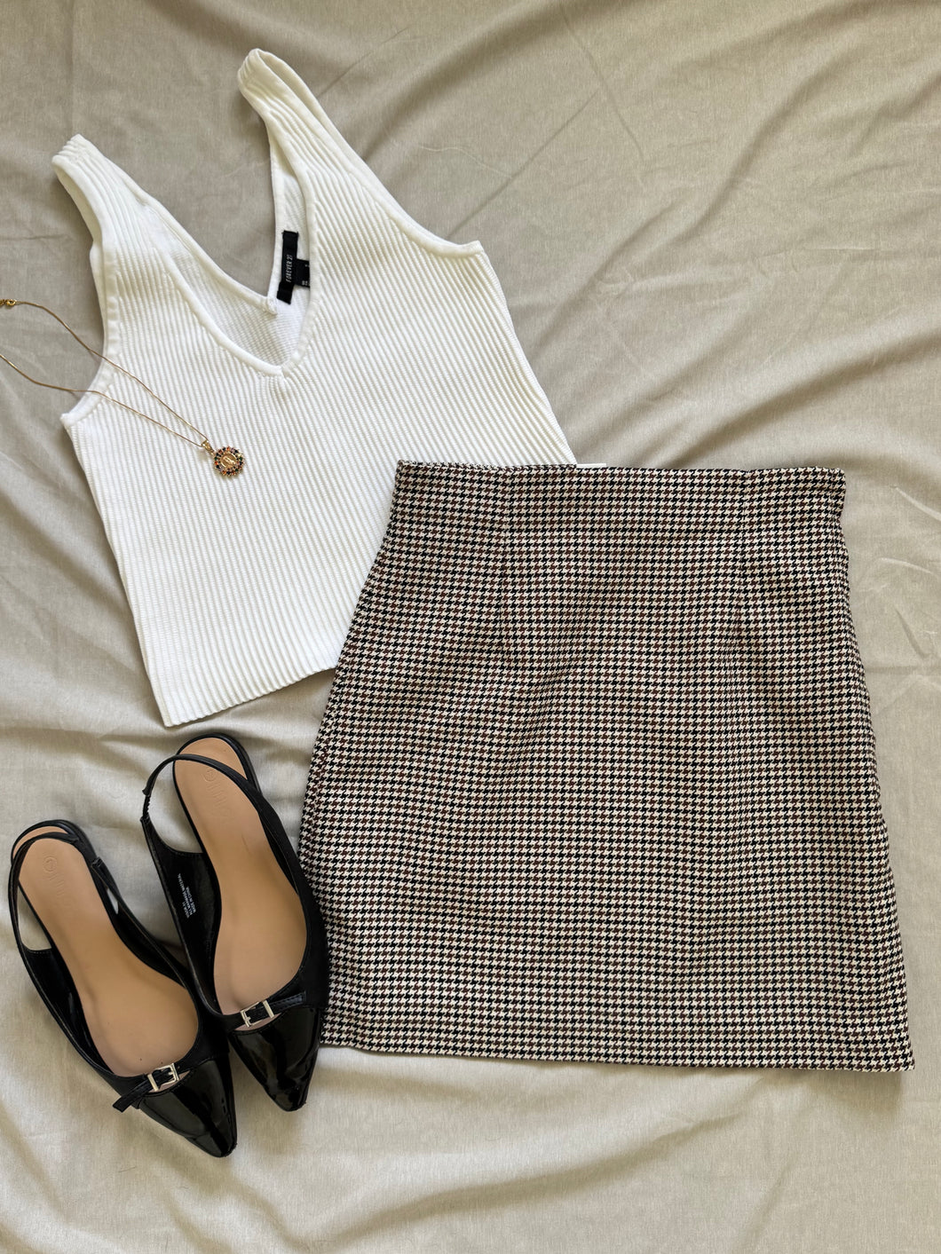 Mini Skirt Old Money Look XS