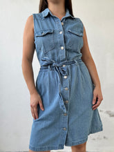 Cargar imagen en el visor de la galería, Denim Mini Dress Medium
