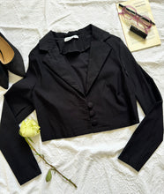 Cargar imagen en el visor de la galería, Black Top Blazer (Small)
