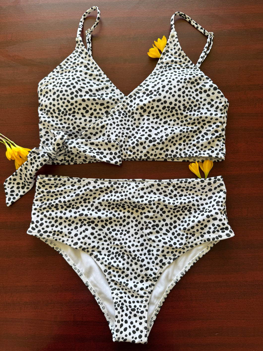 Black Dot Swimsuit Large