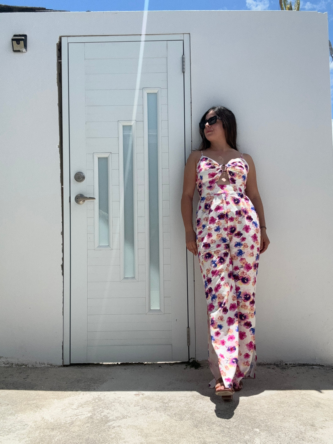 Floral Jumpsuit Small